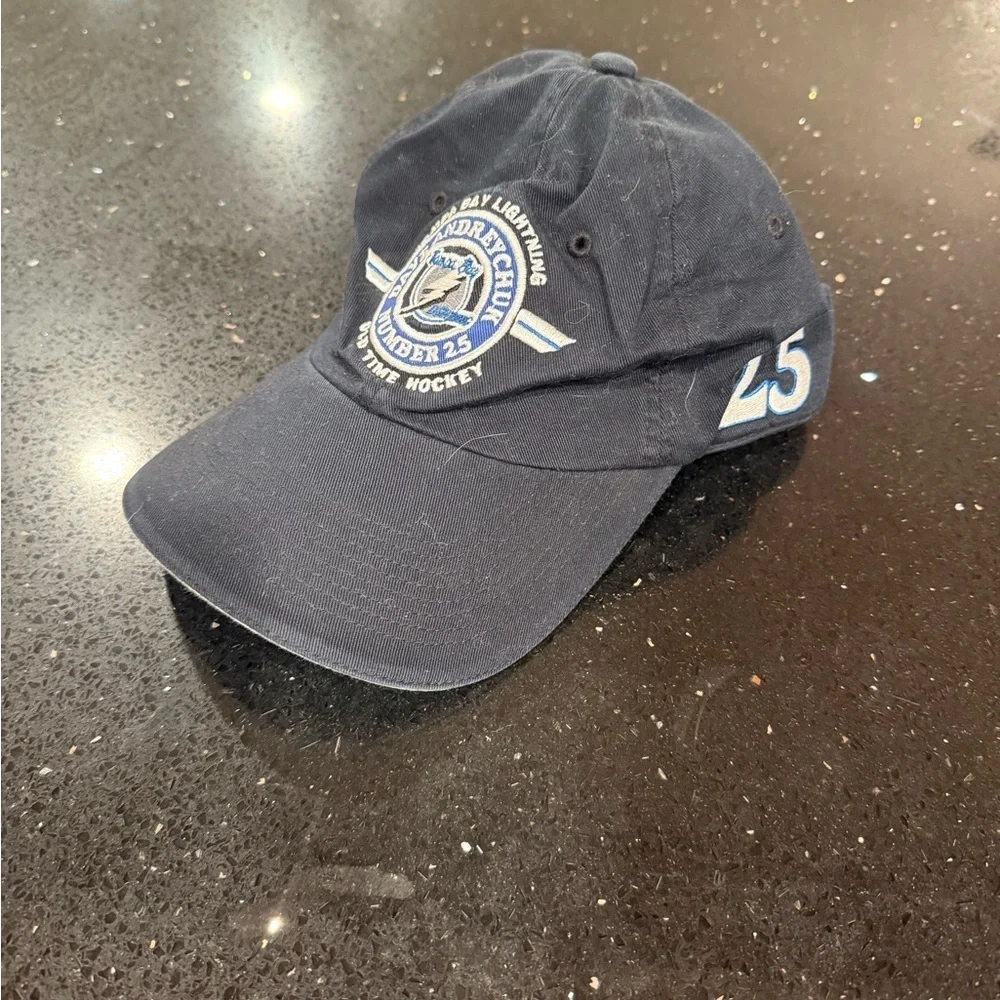 Tampa Bay Lightning Dave Andreychuk Navy Hat